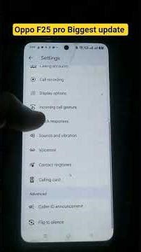 Oppo F25 pro Biggest update 💥|| Caller ID Announcement