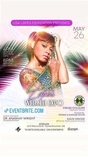 🌹💖🙏🏾 #LisaLopes #LeftEye #EyeLegacy 🕊 #LisaLopesFoundation #LeftEyeExpo #LopeSisters | Lisa "Left Eye" Lopes