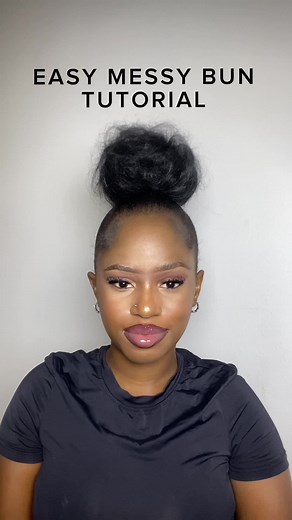 Easy Messy Bun Tutorial | Teased Bun Hairstyle | Hair Influencer South Africa