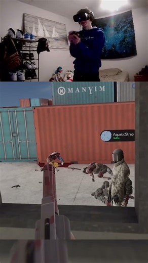 chaotic pavlov vr clips #pavlovvr #pavlov #vrgames #gamingshorts