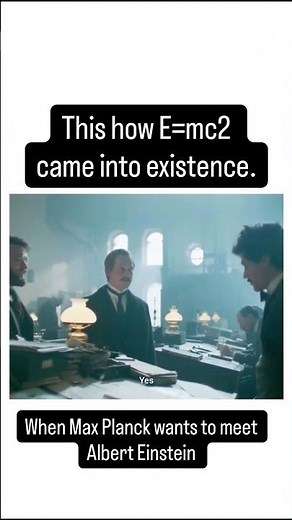 This is how E equals to MC squared came into existence