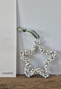 Mini Bell Hanging Star Decoration, White, Gift, Home Decor - Etsy