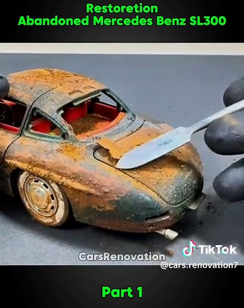 Abandoned Mercedes Benz Model Car Restoration Guide