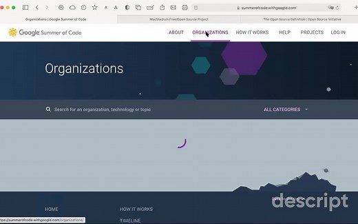 Google Summer of Code 谷歌编程之夏