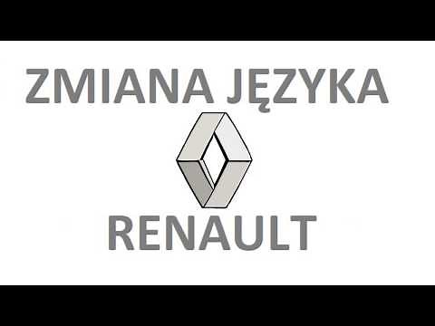 Change language RENAULT