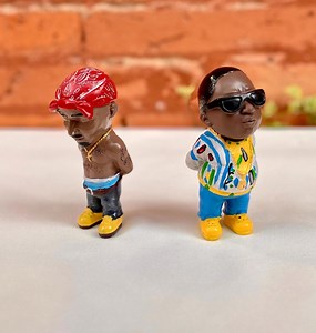 Handmade Tupac & Biggie Ceramic Statues: Hip Hop Legends Urban Decor - Etsy