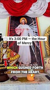 3 O'Clock Prayer | The Hour of Mercy | Divine Mercy Prayer | Jesus, I Trust in You