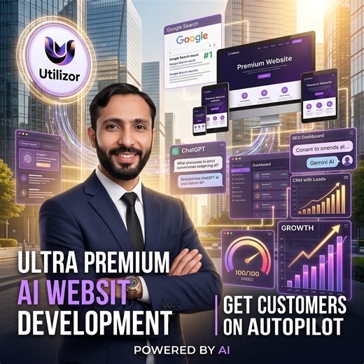 The Website Every Business Needs in 2026 AI-Powered Website Development by Utilizor