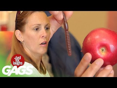 Worm in Apple Prank