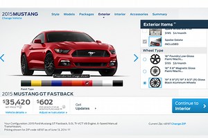 2015 Ford Mustang Configurator is Live, Fully Loaded GT Costs $50,475
