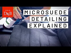 Alcantara & Microsuede Care by Dr. Beasley’s, Explained
