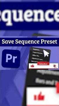 Creating presets in Premiere will save you SO MUCH TIME! #learnpremiere #premiereprotips