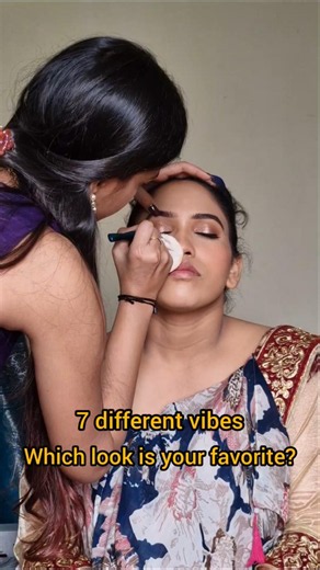 7 different types of makeup looks 😍 #viral #makeup #shortvideo #love #shorts
