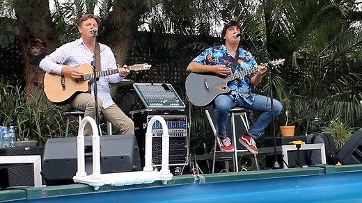 Australian music legend Jon English performs live