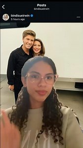 bindi irwin was absolutely glowing watching robert and witney win dancing with the stars 🫶 dwts