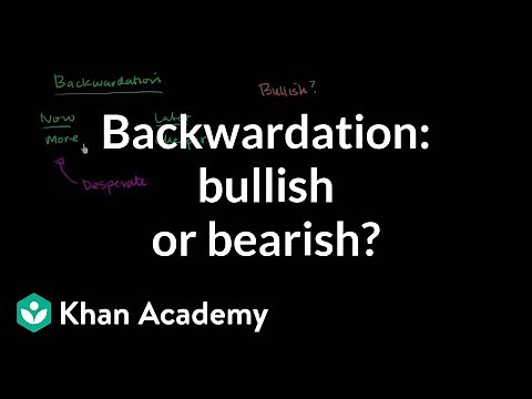Backwardation bullish or bearish | Finance & Capital Markets | Khan Academy