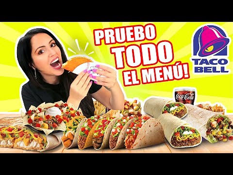 I'm buying the ENTIRE Taco Bell menu! 😱 TRYING THE ENTIRE TACO BELL MENU 🔥 SandraCiresArt
