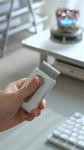 Decoration 💫 on Instagram: "I think my keyboard was about to start its own ecosystem... 🍄😱 It’s been way too long since the last deep clean, and the amount of dust hiding under these keys was terrifying. Join me for a much-needed “rescue mission” to bring this board back to life! ✨⌨️ #KeyboardCleaning #DeepClean #TechRestoration #GrossToClean #KeyboardLover TechMaintenance DeskSetup CleanWithMe SatisfyingCleaning"