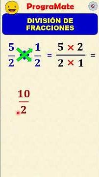 división de fracciones - fácil, paso a paso ✌