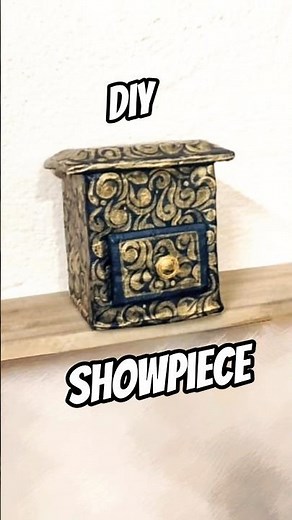 showpiece 💥 made from waste material 😲 #vintage #wastematerial