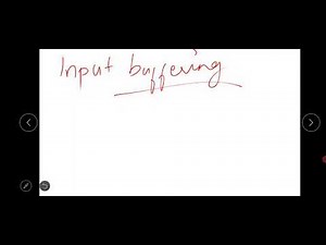 Input Buffering-Compiler Design-KTU