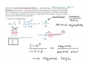 m131 practice quiz week 3 video solutions
