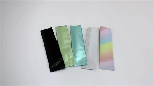 Custom Printed Individual Trial Packaging Mini Aluminum Foil Pouch Heat Sealable Small Stick Empty Honey Powder Packaging Sachet