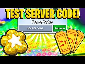 USE THIS TEST SERVER CODE NOW WHILE YOU CAN! In Roblox Bee Swarm Simulator