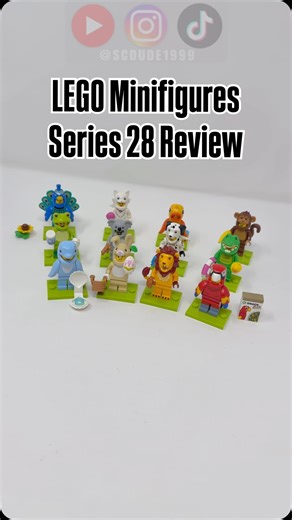 LEGO Animals Series 28 Review. This series is WILD, but let me know which minifigure is your favorite. These were #gifted to me by LEGO to review. All opinions are my own. Be sure to follow me for more LEGO Content! #lego #legocmf #rlfm #71051 #legominifigures #legominiﬁgs #legocollector #legocollection #legocommunity #legohobby | SCDude1999