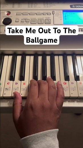 Take Me Out To The Ball Game | Piano Tutorial #piano #baseballmusic #sportsmusic