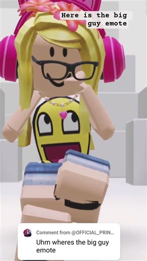 here is the big guy emote that I found. #roblox #robloxedits #robloxcharacters