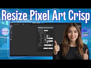 How To Resize Pixel Art Without Blurring In Paint.Net | Sharp Scaling (2025)