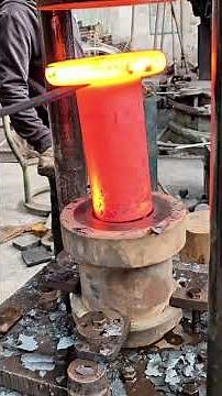 Inside the forging factory Automatic forging process of forging hydraulic press #machine #forging