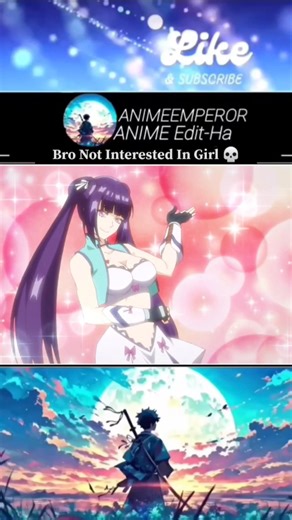 bro not interested in girl 😂 #anime #weeb #animeweeb #animemusic