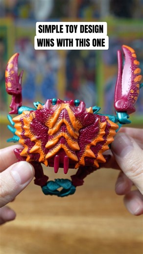 Transformers Beast Wars Razorclaw is the Predacon crab that was once a lion
