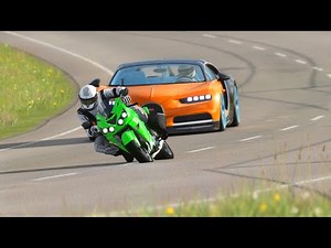 Kawasaki Ninja ZX-14R 2014 vs Hypercars at Highlands