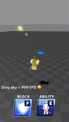 Grey sky new setting goes crazy 👀🔥 999 FPS in 1440p on Blade Ball 😭 #bladeball #robloxbladeball #roblox #999fps #highfps