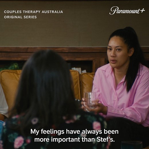 "I feel like I'm not heard. I feel like everything is more important than me." Watch real couple - Polly and Stef - fight for their relationship. Couples Therapy Australia streaming now on Paramount | Paramount