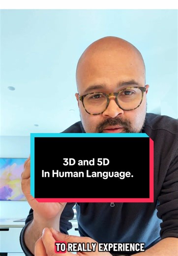 Exploring 3D and 5D in Human Language