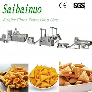 [Hot Item] Cone Shaped Fried Corn Bugles Chips Snacks Food Making Machine