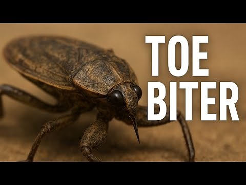 The Hidden Predators of Freshwater | Giant Water Bug & Great Diving Beetle Documentary #toebiter