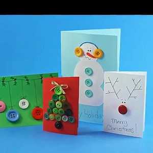 230K views · 1.6K reactions | HOMEMADE BUTTON CARDS FOR CHRISTMAS!! See it here --> https://craftsbyamanda.com/ButtonChristmasCards-TIL Such a fun project for adults and the kids! | Things I Love | Facebook