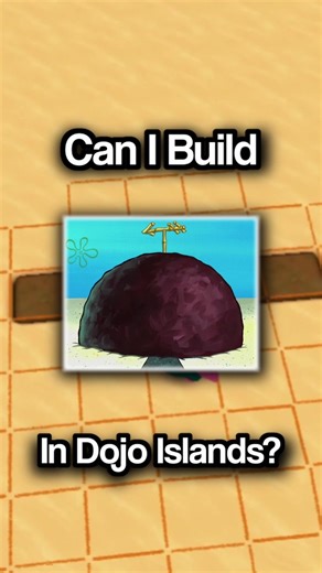 Building Patrick's Rock from SpongeBob in Dojo Islands