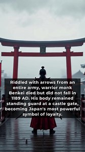 In 1189 AD, warrior monk Benkei stood alone as his commander ordered the line to hold. With his master, the famed general Minamoto no Yoshitsune, he was trapped in Koromogawa castle by the shogun's forces. While Yoshitsune retreated to perform a final, honorable ritual, Benkei defended the entrance with his naginata. Soldier after soldier charged him, yet he held his ground. Even as arrows pierced his armor, he remained defiant, his steadfast stand becoming a timeless symbol of loyalty and sacri