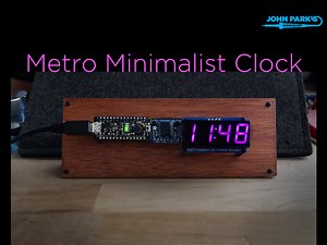 Metro Minimalist Clock