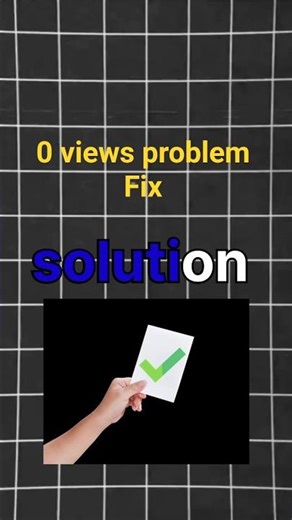 How to Fix 0 Views Problem on Shorts? 🚀 ✅#shorts