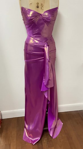 DIY Asymmetrical Pleated Dress Draping Tutorial