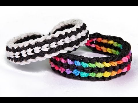 Rainbow Loom Double Capped Dragon Scale Advanced Bracelet