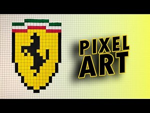 Ferrari Logosu Nasıl Çizilir? - Piksel Sanatı