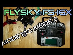 Flysky FS-i6X Transmitter Mode 1 To Mode 2 Modification